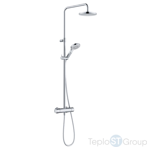 Душевая система KLUDI DIVE DUAL SHOWER SYSTEM 6907905-00 с термостатом - купить с доставкой по России