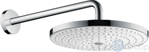 Верхний душ Hansgrohe Raindance Select S 300 2jet 27378400 с держателем 390 мм, ½’ белый/хром - купить с доставкой по России