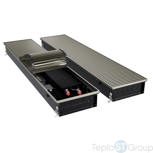 Конвектор внутрипольный Royal Thermo ATRIUM TURBO-110/300/2800-DG-U-LB - купить оптом с доставкой по России