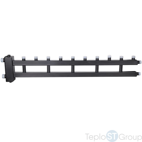 Rommer RDG-0060-014056 Rommer Коллектор (дублер рядный) с гидроразделителем на 5+1 контура до 60 кВт - купить оптом с доставкой по России