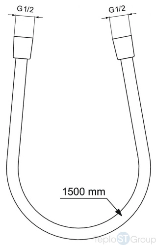 Шланг для душа Ideal Standart IDEALFLEX 1500 мм BE150AA - купить с доставкой по России фото 3