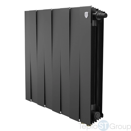 Радиатор Royal Thermo PianoForte 500 Noir Sable VDR80 - 8 секц. - купить оптом у дилера TeploSTGroup по всей России ✅ ☎ 8 (800) 600-96-13