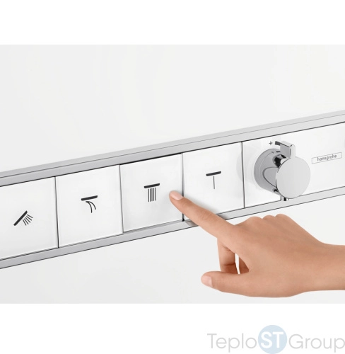 Термостат для ванны Hansgrohe RainSelect на 4 потребителя 15382000 - купить с доставкой по России фото 2