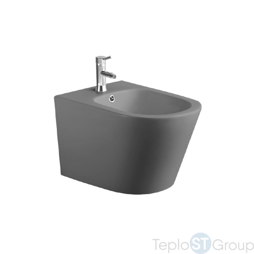 Биде подвесное Aquatek ВЕГА AQ1057-MG 530*360*330, цвет серый матовый - купить оптом с доставкой по России