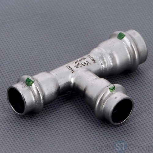 Тройник пресс нержавеющая сталь Sanpress Inox VIEGA 18x15x15 (452469) - купить оптом с доставкой по России фото 4