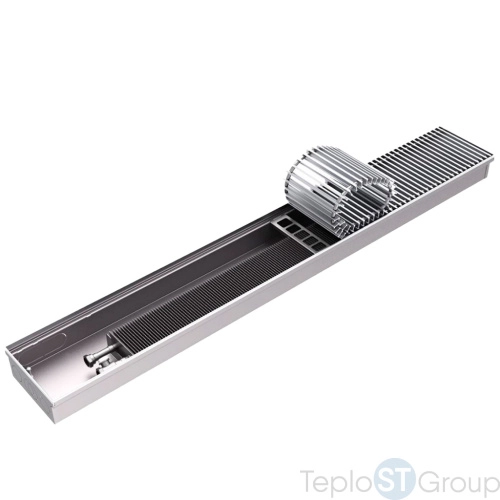 Rommer RCN1-1000-0820430 Rommer Конвектор внутрипольный RCN 80.200.4300 (Решётка роликовая, анодированный алюминий) - купить оптом с доставкой по России