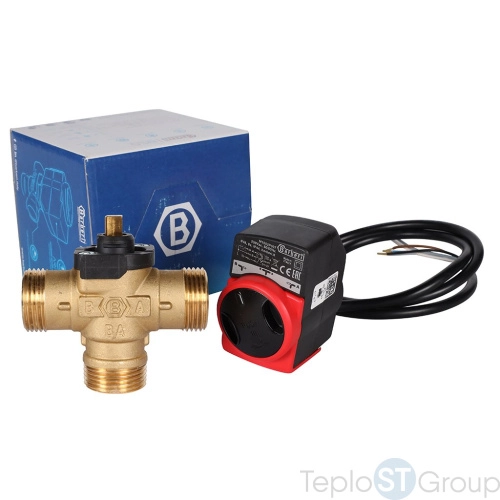 Stout SVM-0170-300025 Stout 3-Ходовой зональный клапан, сервопривод 230V, с кабелем 1м,, НР 1 - купить оптом с доставкой по России фото 7