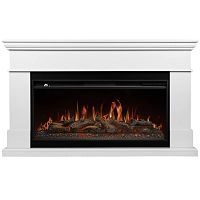 Каминокомплект: Очаг Royal Thermo Aurora RTFP/P-AR40LS, портал California 42/40/36, белый - купить оптом с доставкой по России