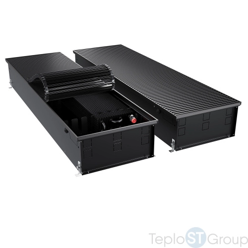 Конвектор внутрипольный Royal Thermo ATRIUM TURBO-190/400/1000-DG-U-BL - купить оптом с доставкой по России