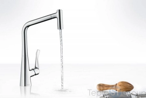 Смеситель для кухни Hansgrohe Metris Select хром 14884000 - купить с доставкой по России фото 2