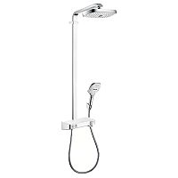 Душевая система Hansgrohe Raindance Select E 300 2jet Showerpipe 27126400 белый/хром - купить с доставкой по России