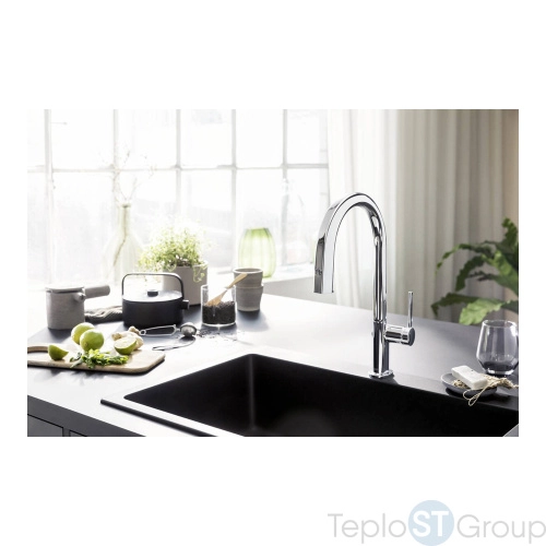 Смеситель для кухни Hansgrohe Aqittura M91 76803800 с подключением к фильтру - купить с доставкой по России фото 2