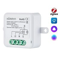 Модуль реле HOMMYN zigbee 1 канал (с нейтралью) RLZBN01 - купить с доставкой по России