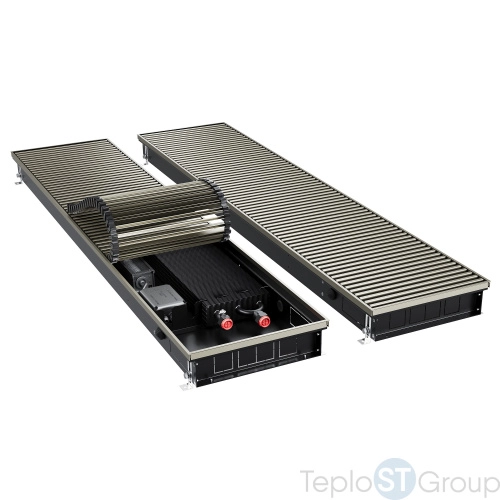 Конвектор внутрипольный Royal Thermo ATRIUM TURBO-80/300/2700-DG-U-LB - купить оптом с доставкой по России