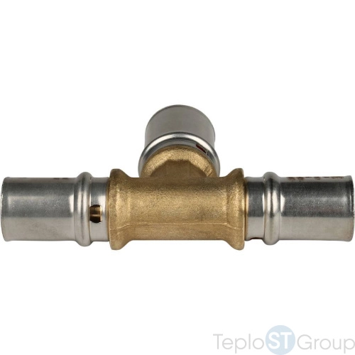 Stout Тройник переходной 16x20x16 для металлопластиковых труб прессовой - купить оптом с доставкой по России фото 2