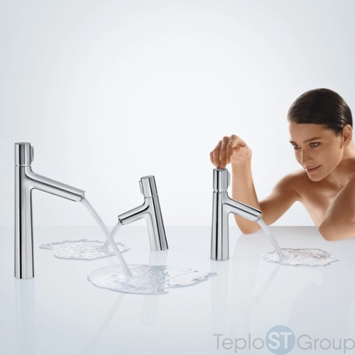 Смеситель для раковины Hansgrohe Talis Select S 190 72045000 без донного клапана - купить с доставкой по России фото 2