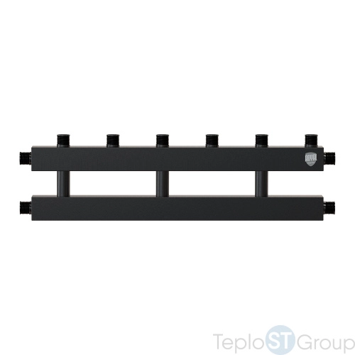 Коллектор на 3 (4) отопительных контура, в комплекте с кронштейнами, 150 кВт - купить с доставкой по России