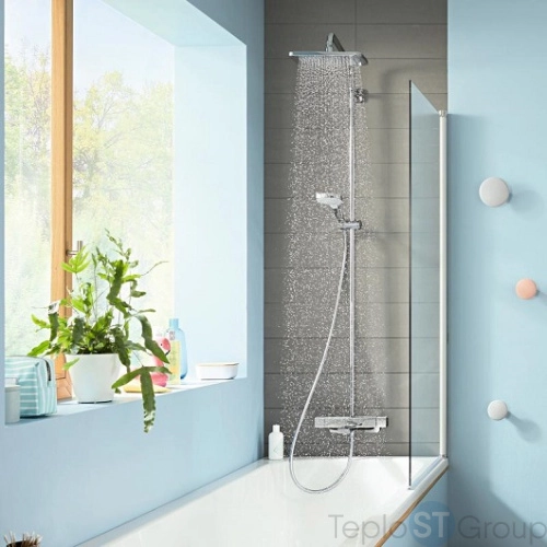 Душевая система Hansgrohe Croma E Showerpipe 27687000 хром - купить с доставкой по России фото 5