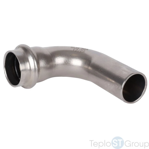 Rommer RSS-0002-000022 Rommer Угольник однораструбный 90°-НПр, 22, из нержавеющей стали прессовой - купить оптом с доставкой по России фото 4