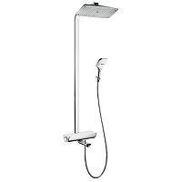 Душевая стойка для ванны Hansgrohe Raindance Select E 360 27113400 Showerpipe, белый/хром - купить с доставкой по России