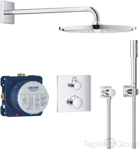 Душевая система Grohe Grohtherm 34730000 - купить оптом у дилера TeploSTGroup по всей России ✅ ☎ 8 (800) 600-96-13