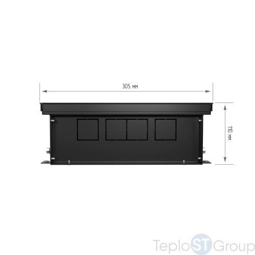 Конвектор внутрипольный Royal Thermo ATRIUM TURBO-110/300/2800-DG-U-DB - купить оптом с доставкой по России фото 5