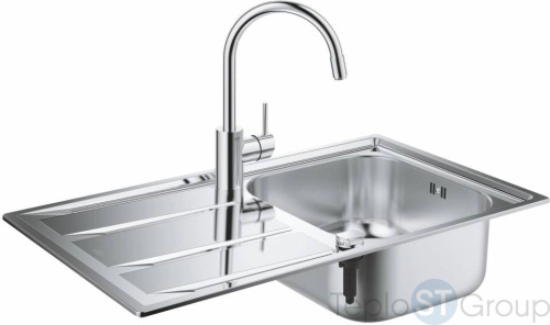 Кухонная мойка со смесителем Grohe K400 86x50 31570SD0 - купить с доставкой по России