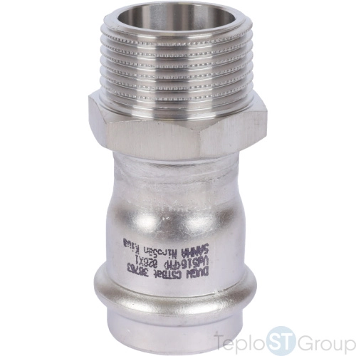 Sanha 9243G пресс-фит. нерж.сталь, ниппель перех.ВПр-НР, 28x1 - купить оптом с доставкой по России фото 6
