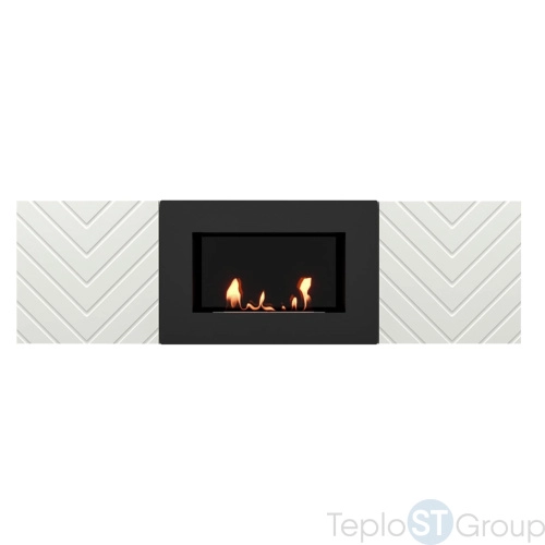 Тумба с биокамином Firelight BFP/P-1400V белая - купить с доставкой по России фото 2