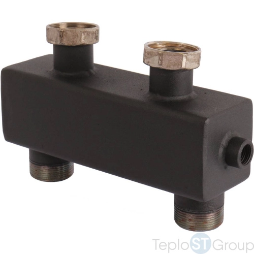 Rommer RDG-0015 Гидравлическая стрелка с накидными гайками 1 1/2", 5,60 м3/час - купить оптом с доставкой по России