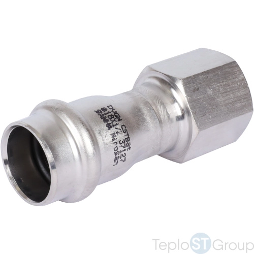 Sanha 9270G пресс-фит. нерж.сталь, муфта перех.ВПр-ВР, 18x1/2 - купить оптом с доставкой по России фото 4