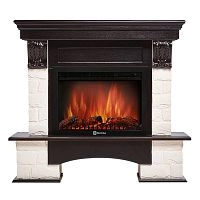 Портал Firelight Forte 25S камень белый, шпон венге - купить с доставкой по России