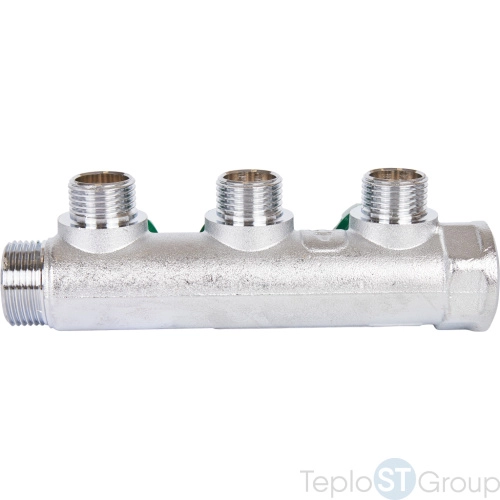 Stout SMB-6850-341203 коллектор регулирующий 3/4 , 3 отвода 1/2 - купить с доставкой по России фото 7