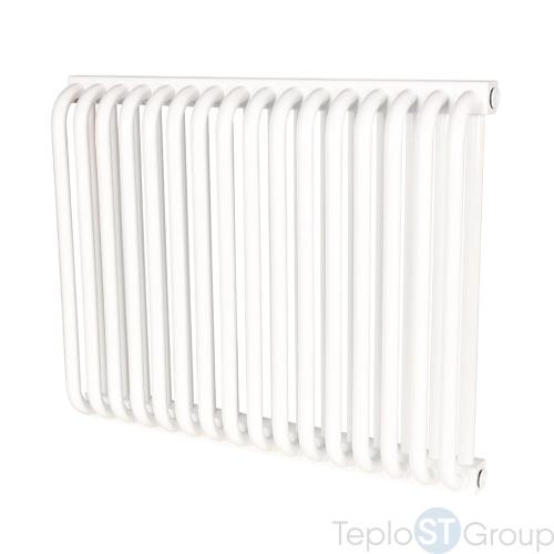 Rommer RST-205016-010 Rommer RST 2050/16 радиатор стальной 2 трубчатый боковое подключение RAL9016 - купить оптом с доставкой по России фото 3