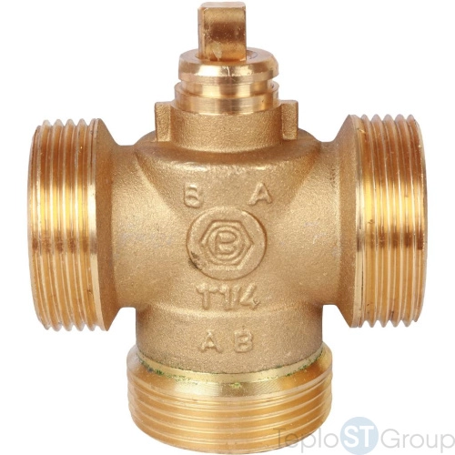 Stout Компактный 3-Ходовой зональный клапан, сервопривод 230V, с кабелем 1м., НР 1 1/4 - купить оптом с доставкой по России фото 13