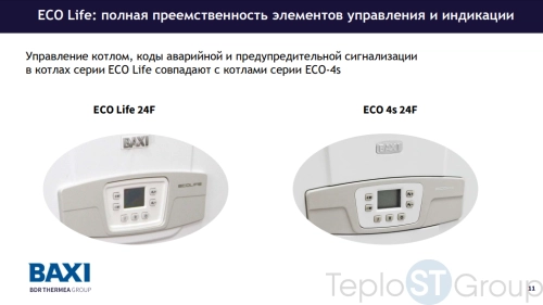 Котел газовый Baxi ECO LIFE 24 F настенный двухконтурный - купить оптом у дилера TeploSTGroup по всей России ✅ ☎ 8 (800) 600-96-13 фото 3