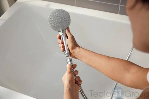 Ручной душ Vario EcoSmart Hansgrohe Vernis Blend 26340000, хром - купить с доставкой по России фото 4