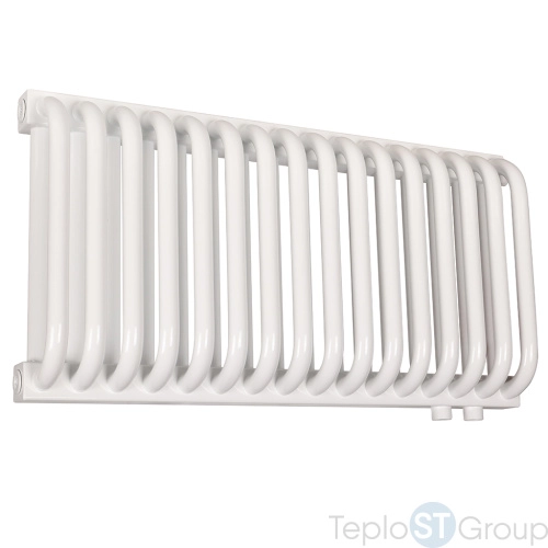 Rommer RST-203016-020 Rommer RST 2030/16 радиатор стальной 2 трубчатый нижнее правое подключение RAL9016 - купить оптом с доставкой по России фото 2