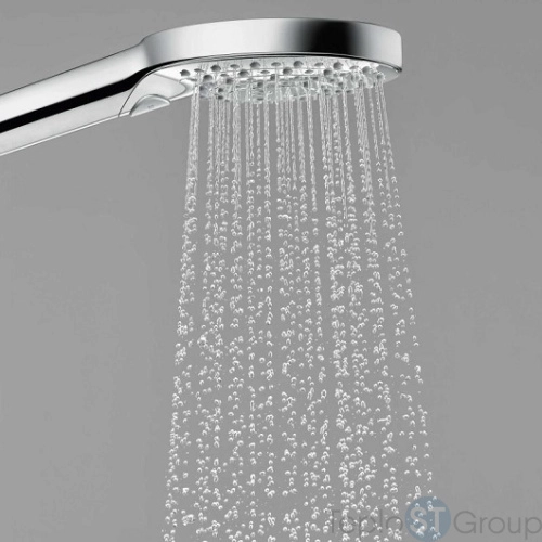 Душевой набор Hansgrohe Raindance Select S 27668000, 120 3jet PowderRain с держателем и шлангом 160 см, хром - купить с доставкой по России фото 5