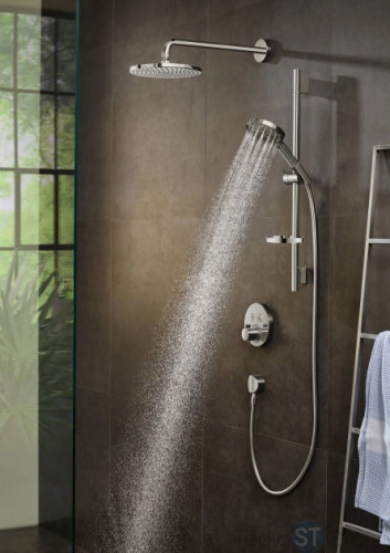 Шланговое подсоединение Hansgrohe Fixfit S матовый белый 26453700 - купить с доставкой по России фото 4