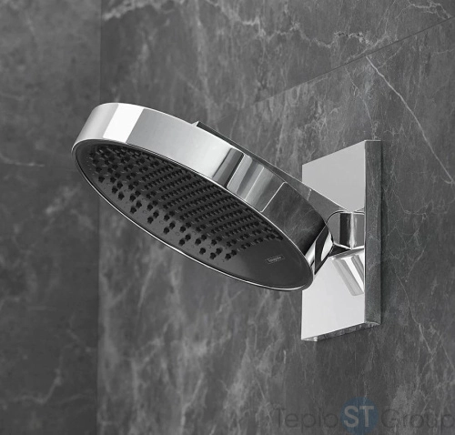 Верхний душ Hansgrohe Rainfinity 250 1jet 26226000 с настенным креплением, хром - купить оптом у дилера TeploSTGroup по всей России ✅ ☎ 8 (800) 600-96-13 фото 2