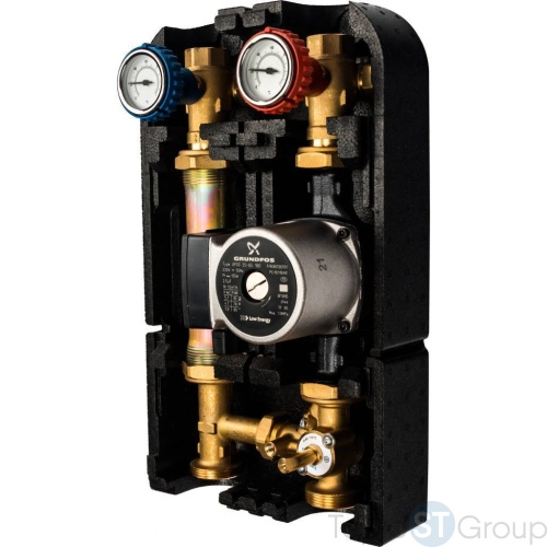 Stout SDG-0007 Насосная группа со смесителем 1" с насосом Grundfos UPSO 25-65 - купить с доставкой по России фото 2