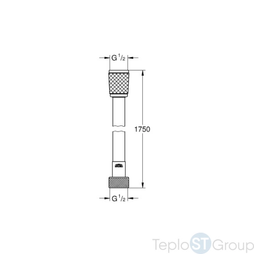 Душевой шланг Grohe Rotaflex 1,75м 28410001 - купить с доставкой по России фото 2