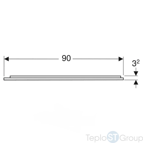 Зеркало с подсветкой Geberit Option Plus 90x70 502.783.00.1 - купить с доставкой по России фото 4