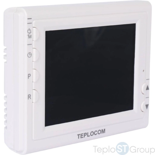 Teplocom Термостат комнатный Teplocom TS-Prog-2AA/8A, проводной, прогр., реле 250В, 8А - купить с доставкой по России фото 2