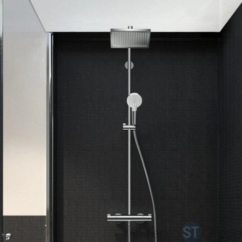 Душевая система Hansgrohe Crometta Е 240 1jet Showerpipe 27271000 - купить оптом с доставкой по России фото 2
