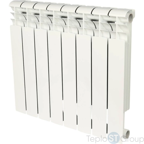 Rommer Profi BM 500 (BI500-80-80-150) Profi BM 500 (BI500-80-80-150) 8 секции радиатор биметаллический (RAL9016) - купить оптом с доставкой по России