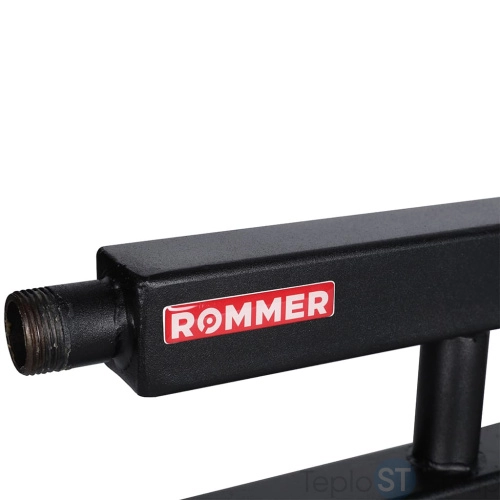 Rommer RDG-0060-014023 Rommer Коллектор (дублер рядный) с гидроразделителем на 2+1 контура до 60 кВт - купить с доставкой по России фото 4