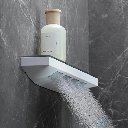 Боковой душ Hansgrohe Rainfinity 500 1jet 26243700 с полкой матовый белый - купить с доставкой по России фото 7