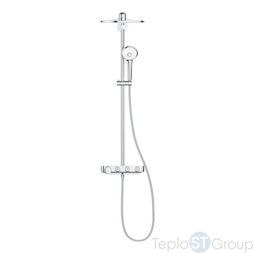 Душевая система с термостатом Grohe Euphoria SmartControl 310 Duo 26507LS0 белая луна - купить с доставкой по России фото 2